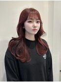 韓国風/韓国ヘア/レイヤー/小顔
