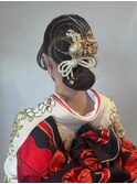 ceremony chignon #久屋大通 #丸の内 #栄 #ヘアアレンジ