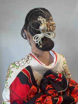 キジ(kiji) ceremony chignon #久屋大通 #丸の内 #栄 #ヘアアレンジ