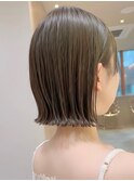 ボブ/インナーカラー/縮毛矯正/髪質改善/顔まわり/ショートボブ