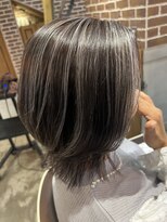アース 綱島店(HAIR&MAKE EARTH)&nbsp;20代30代40代ブリーチなしオリーブグレージュくびれミディ