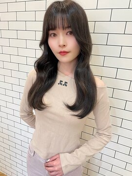 アリスバイブランニューリブ 難波店(ALICE by Brandnew×LIV) 大人かわいい フェザーバング カーキグレージュ