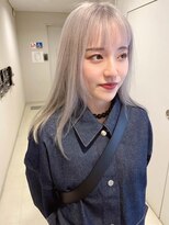 カシェ ホリエ(CACHE HORIE)&nbsp;white blond × mini bang