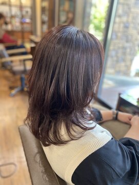 美容室 ルチア ハワイ(Luccica HAWAII) 【luccicaＨＡＷＡＩＩ/森麻乃】レイヤーカット/ピンクカラー