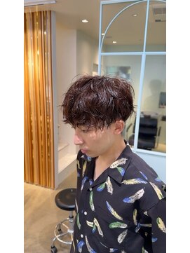 アレアル 広島並木通り店(ALEAR) メンズマッシュ/スパイラルパーマ/ニュアンスパーマ