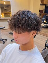 ミオ ベガ(Mio'' VEGA)&nbsp;ショートマッシュウルフま×波巻きパーマ