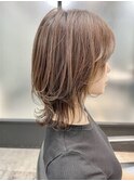 ハイライトがお洒落なネオウルフ　ウルフカット