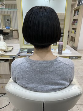 アッシュ 仙川店(Ash) ツーブロックショート前下がり刈り上げ女子大人ハンサムショート