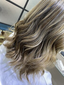 あお へあさろん たっぷりハイライト