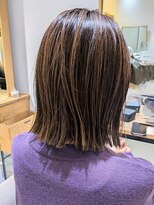 ヘアリゾート粋 リマ 銀座店(lima)&nbsp;【粋lima銀座店】ミディアムボブ/ハイライト