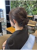 【ヘアセット】シニヨンヘア