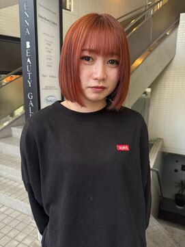 ブレス(bless) ブリーチなしWカラー/オレンジ/オレンジブラウン