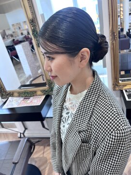 コワファースト  させぼ五番街店(COIFF1RST) タイトシニヨンアレンジ★