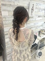 ヘアコレクション アンジュ(Hair collection Unge)&nbsp;ポコポコツイン編みおろし＊