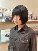 アシンメトリー姫カット