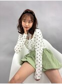 【rieko】フェミニンロブスタイル