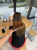 ビューブルー 亀戸錦糸町(VIEW BLUE) 美髪シアーカラー髪質改善レイヤーカット切りっぱなしボブ