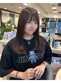 【小顔効果◎】上品ブラウンカラー×髪質改善トリートメント