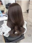 上品韓国ヘアラベンダーグレージュ