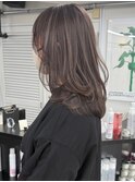 ハイライトバレイヤージュダブルカラーケアブリーチ20代30代