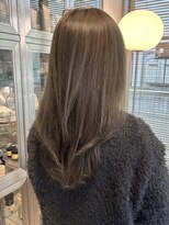 オーガニック リブ 川越(organic+live)&nbsp;冬の透明感◎オリーブベージュ韓国風レイヤー