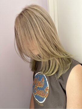 ソア(soa.) ペールベージュ×ペールグリーン大人世代20代30代