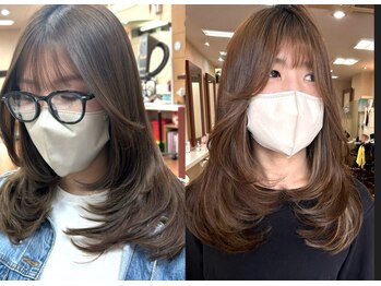 パルティール(Partir)の写真/前髪や顔周りの髪を整えて新しい自分へ♪前髪カットはお任せ下さい！お手入れも簡単に！