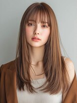 リアン 横須賀中央店(Lien)&nbsp;レイヤーカット 前髪カット ロング 髪質改善トリートメント 艶髪