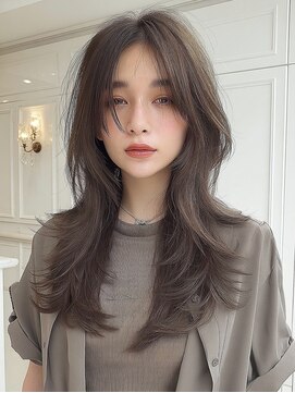 アンドレイ 表参道(andrey) クラゲヘアー/小顔に見せるヘア/ココアベージュ/表参道