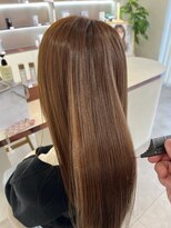 クララ 守谷店(CLALA)&nbsp;ミルクティーブラウン×髪質改善