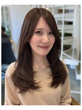 ピュットフラワー(PYT Flower) 「透明感ショコラブラウン×顔周りレイヤー」