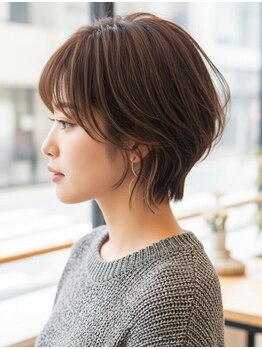 CO_T feel.a【コートフィールエー】【2月26日NEW OPEN(予定)】の写真/【ショート特化サロン】骨格や髪質、お悩みを重視した施術で丁寧にカットしあなた史上最高の似合わせに♪
