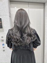 シェノン 表参道(CHAINON)&nbsp;表参道/着物ヘア/ダークアッシュ/ミディアムレイヤーカット/渋谷