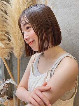 ガーデン 渋谷(GARDEN) 大人ボブ ブラウンカラー 小顔ヘア