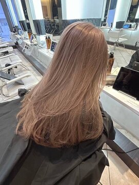 プロデュース 淵野辺店(Produce) ハイライトカラーミルクティーベージュケアブリーチダブルカラー