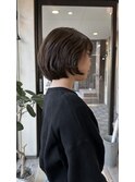 丸み bob , olive beige