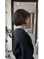 ギフト(GIFT)&nbsp;丸み bob , olive beige