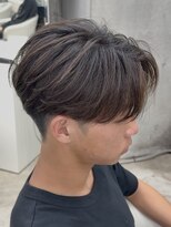 エデアンホンテン メンズサロン(EDEAN 本店 （旧：EDEAN 上通）)&nbsp;刈り上げセンターパートニュアンスパーマ熊本メンズカット