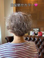 ボウベルズ ヘア アンド メイクアップ ドレッシング Bowbells hair&make up dressing&nbsp;ショートボブのニュアンスパーマ