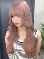 ニコトウキョウ 新宿(nico TOKYO)&nbsp;ピンクベージュダブルカラーピンクハイトーン韓国レイヤー