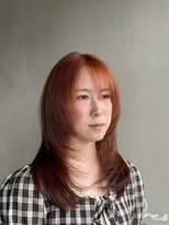ロロネー(Lolonois)&nbsp;【Lolonois 野田阪神】オレンジブラウン（畑平愛珠）