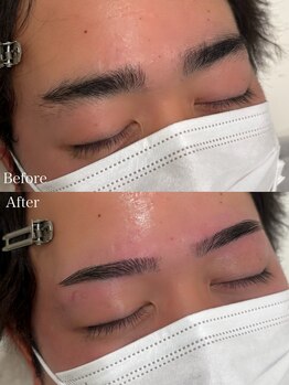 ヘアセットサロンsui 名古屋 / ヘアセット/ 眉毛 / 着付け【7/1オープン（予定）】の写真/【名駅徒歩5分】骨格やお顔のバランスに合わせた美眉をご提案♪周りを気にせずゆったり過ごせるサロン