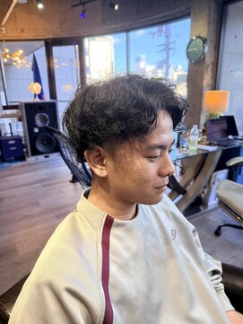 キャラクター 松山市(character) メンズ20代パーマ