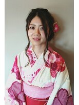 ヘアー ル シェーヌ キューブ(hair le chene CUBE)&nbsp;ナチュラル花火アレンジ