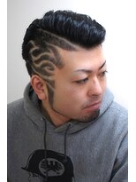 カプリヘアーデザイン(Capri Hair design)&nbsp;七三ライン★トライバルバリアート