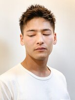 ヘアーサロン アヤタ 野田店(AYATA)&nbsp;ワイルドアップバングのツーブロックベリーショート・刈り上げ