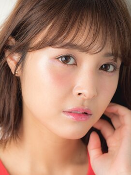 カッファ 東銀座(CUFFA) CUFFA】小顔無造作デザインカラー大人ボブ東銀座築地新富町