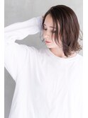 【LANY 横浜】 小顔ミディ×モカベージュ