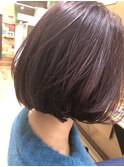 ピンクパープル×レトロボブ