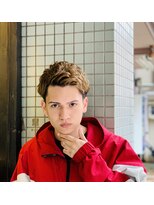 ヘアーラウンジ エゴ(Hair Lounge EGO) アップバング爽やかメンズショート武蔵新城美容室EGO松波光男